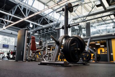 New,Fitness,Center,Interior,With,Sports,Equipment,Sport,Weight,Rod